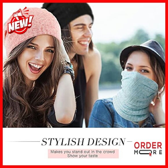 5-Piece Slouchy Beanie Set for Chemo Patients, Soft Stretch Head Wraps